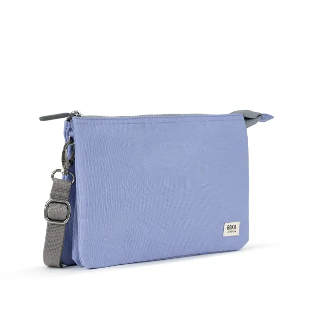 Roka London Carnaby Thistle crossbody taske XL lilla