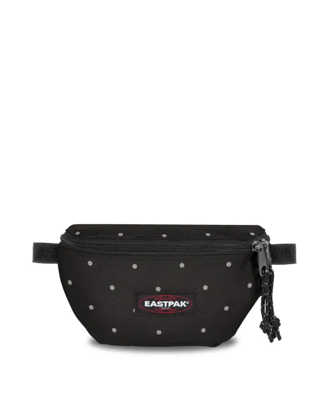 Eastpak Springer bæltetaske Dots Black Silver Small prikker