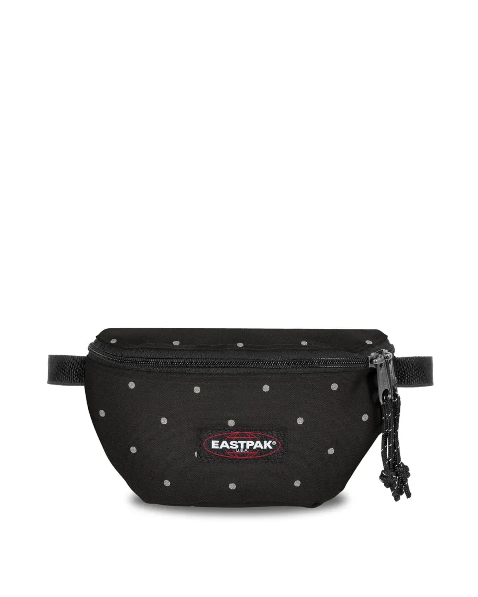 Eastpak Springer bæltetaske Dots Black Silver Small prikker
