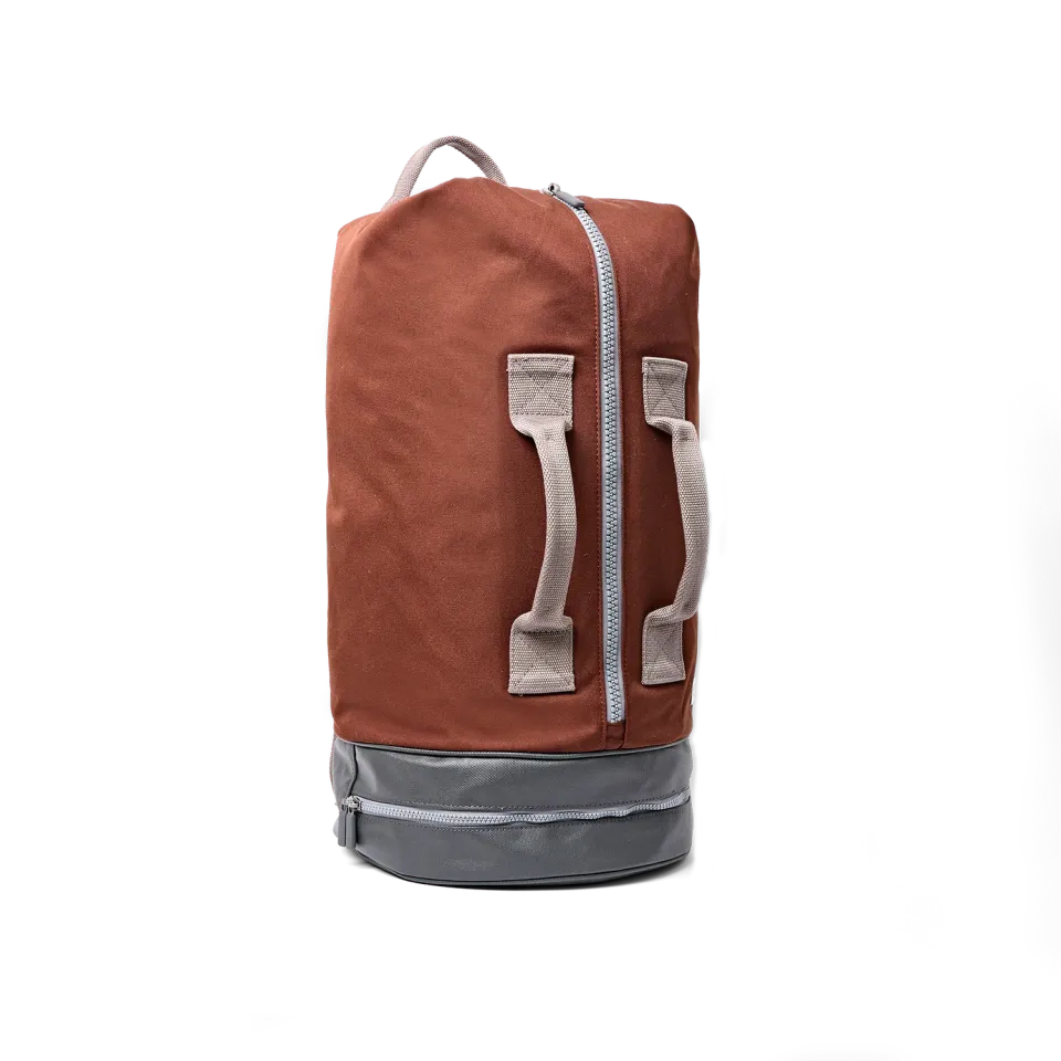 Roka London Heathrow Large duffeltaske Chocolate 50 liter