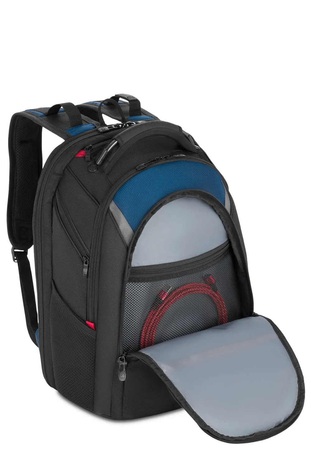 Wenger Ibex ScanSmart laptoprygsæk Black/Blue/Grey