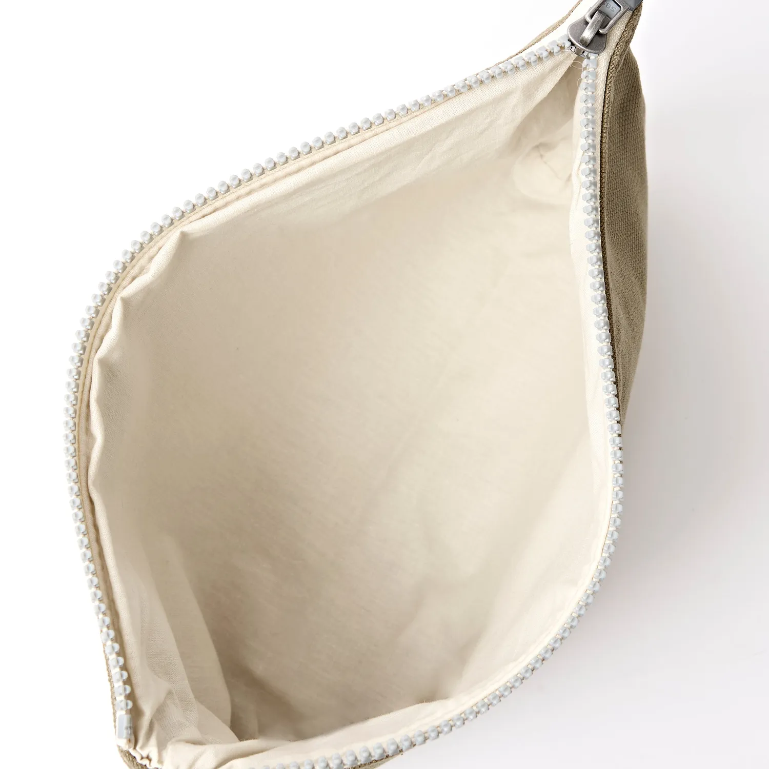 Roka Maida Vale pouch taupe Small med lynlås
