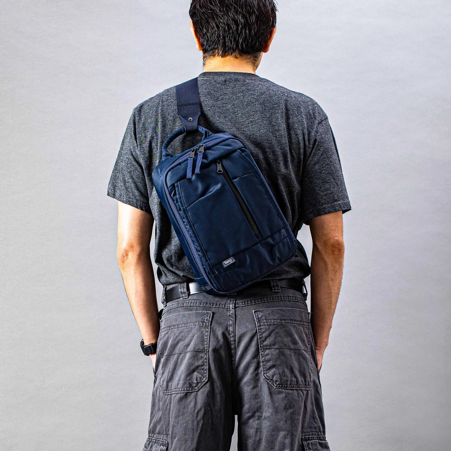 Harvest Label Urban Cargo HVT-0285 slingtaske sort vandtæt