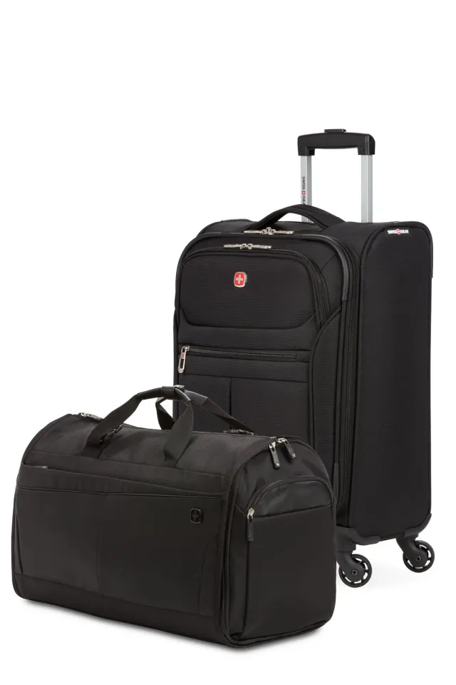 Swissgear 4010 kuffertsæt sort spinner 2 dele