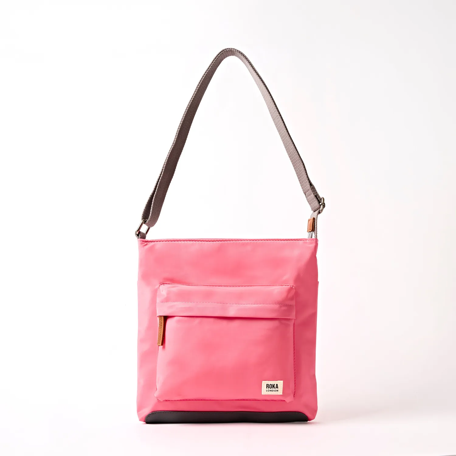 Roka London Kennington Pink Lemonade skuldertaske medium 2,7 liter