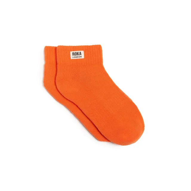 Roka London Wembley ankelsokker Mandarin orange str 36-42