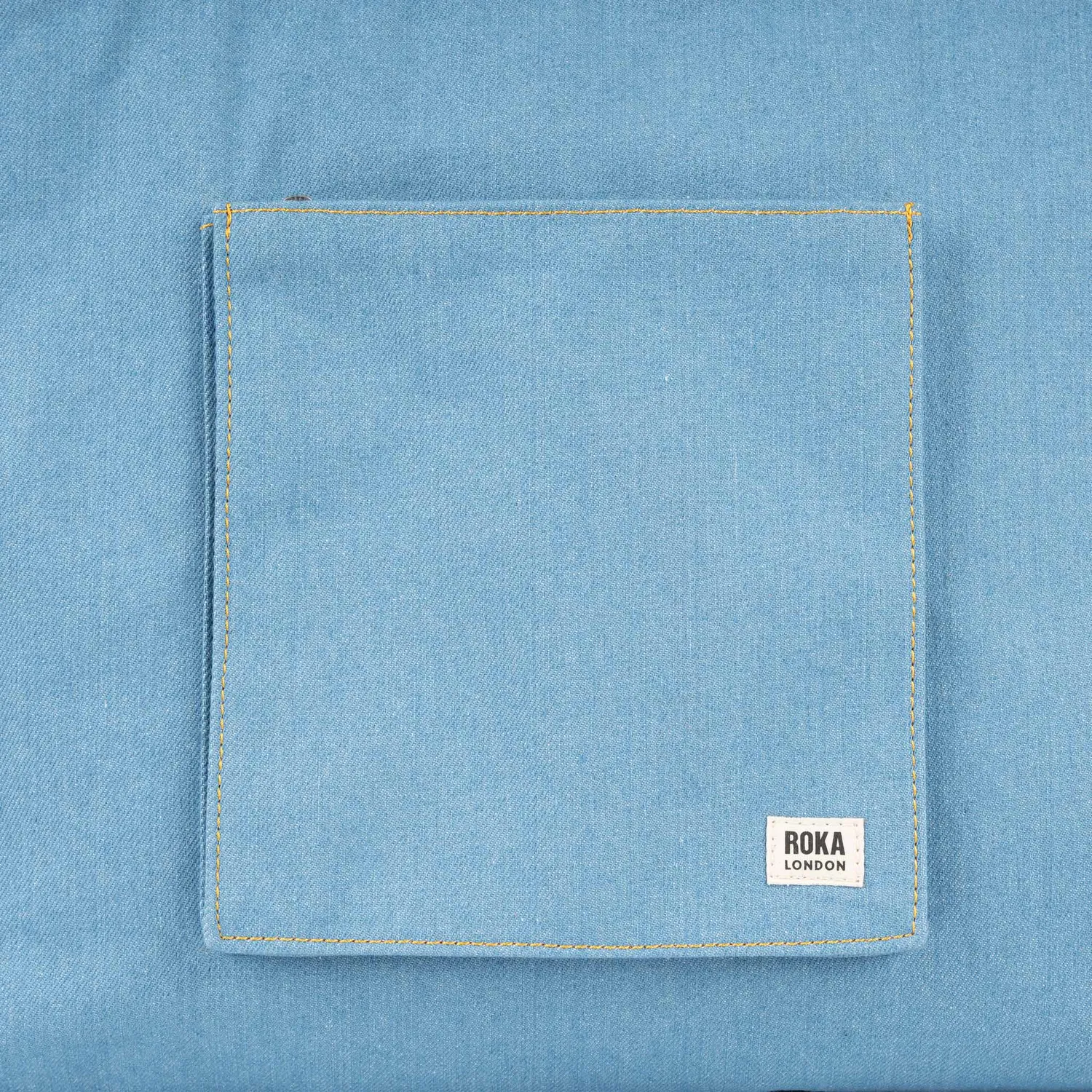 Roka London Portobello tote Light Wash Denim large