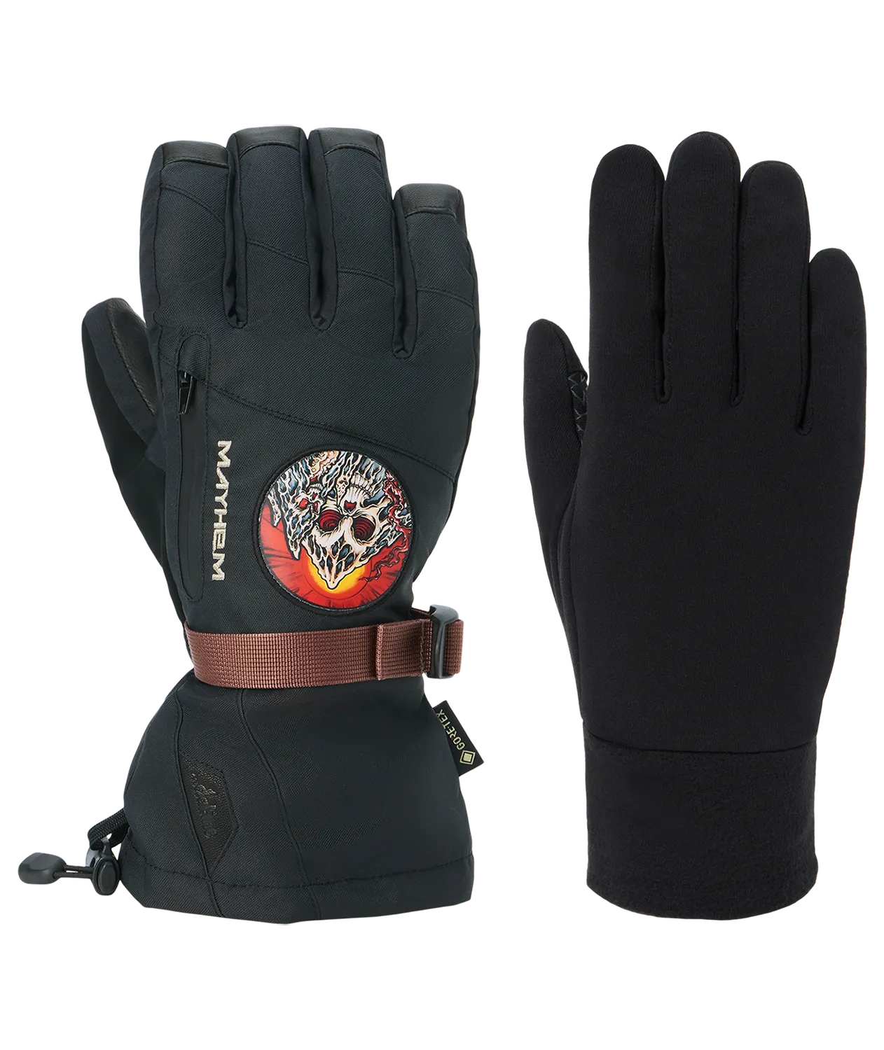Dakine Titan 2.0 DLX Gore-Tex handsker Mayhem Marron læder