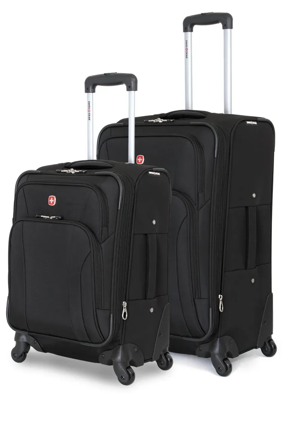 Swissgear 7387 kuffertsæt sort 2-delt spinner