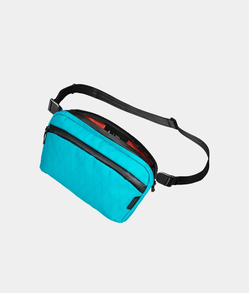 Alpaka Flight Sling slingtaske 2L spanish teal let
