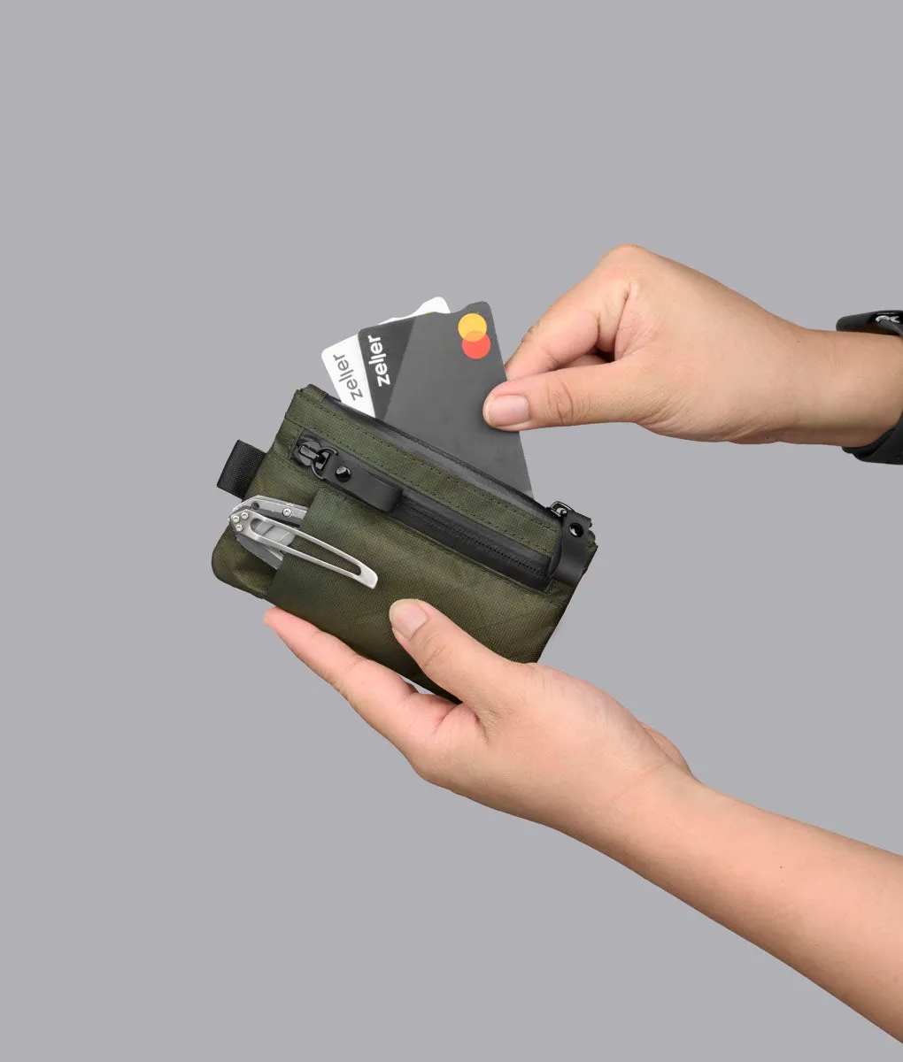 Alpaka Zip Pouch Pro Ultradyne pung grøn kompakt
