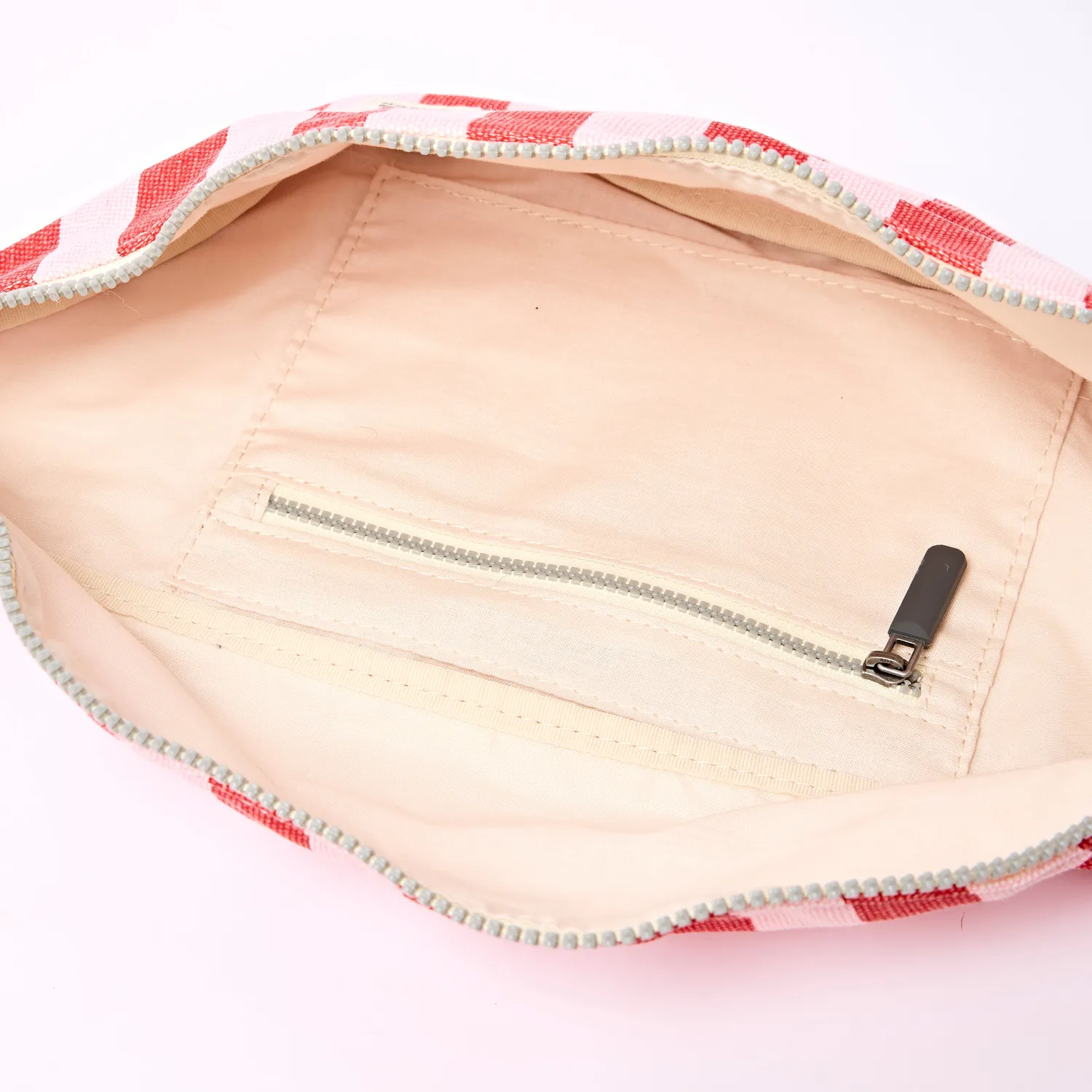 Roka London Mill Hill crossbody strawberry stripe bomuld 3,7L