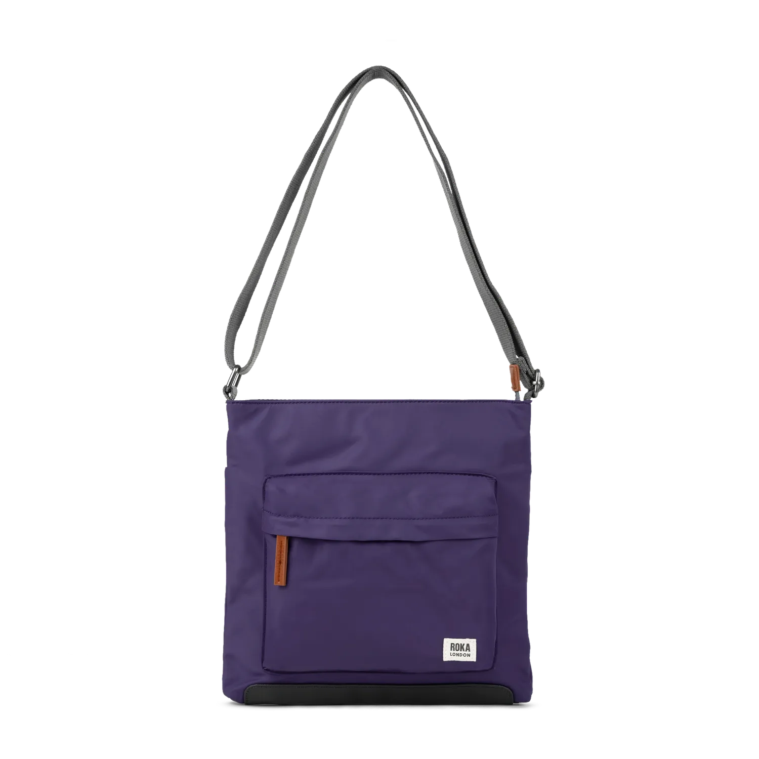 Roka London Kennington crossbody taske Mulberry Medium