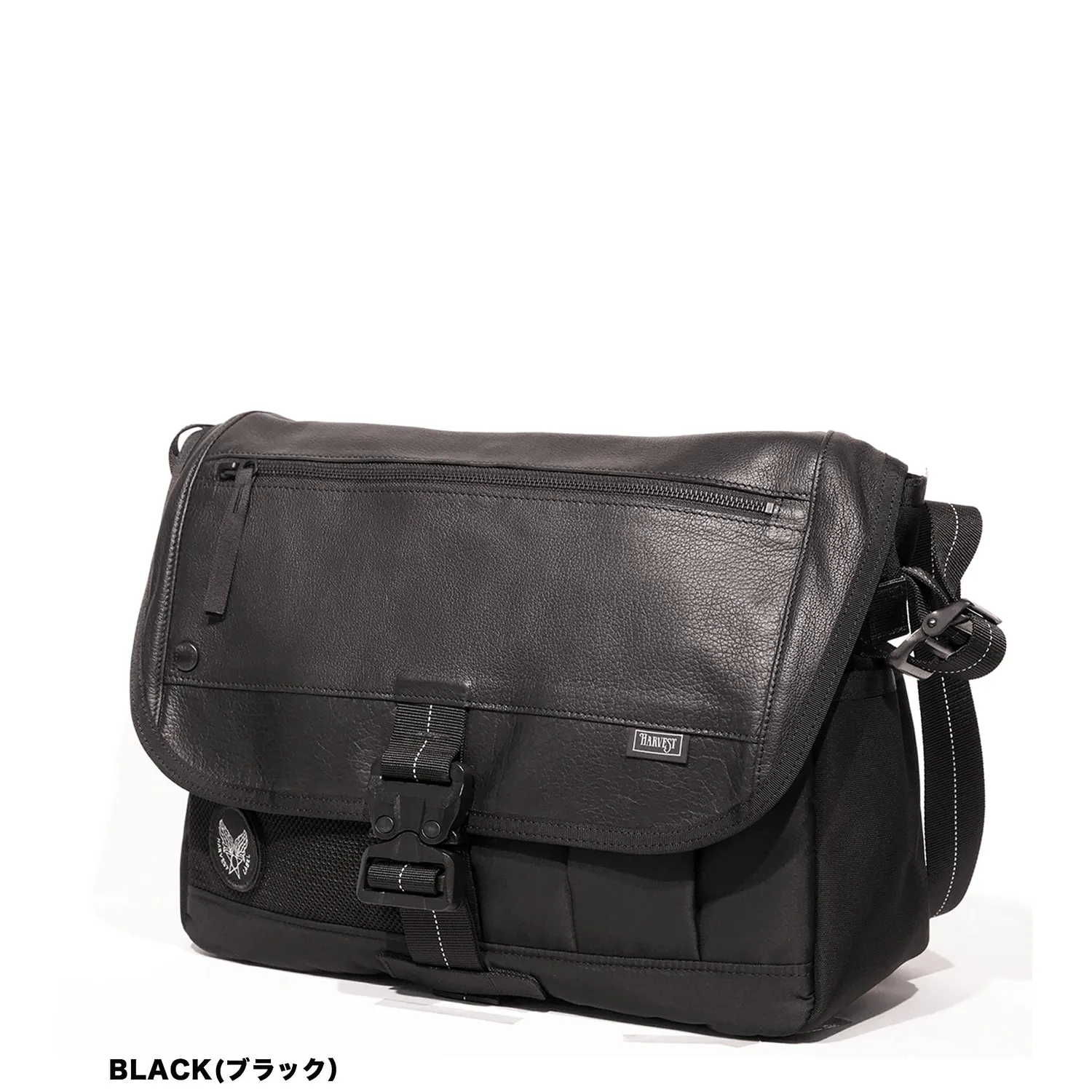 Harvest Label Custom HC-0105 skuldertaske sort nylon
