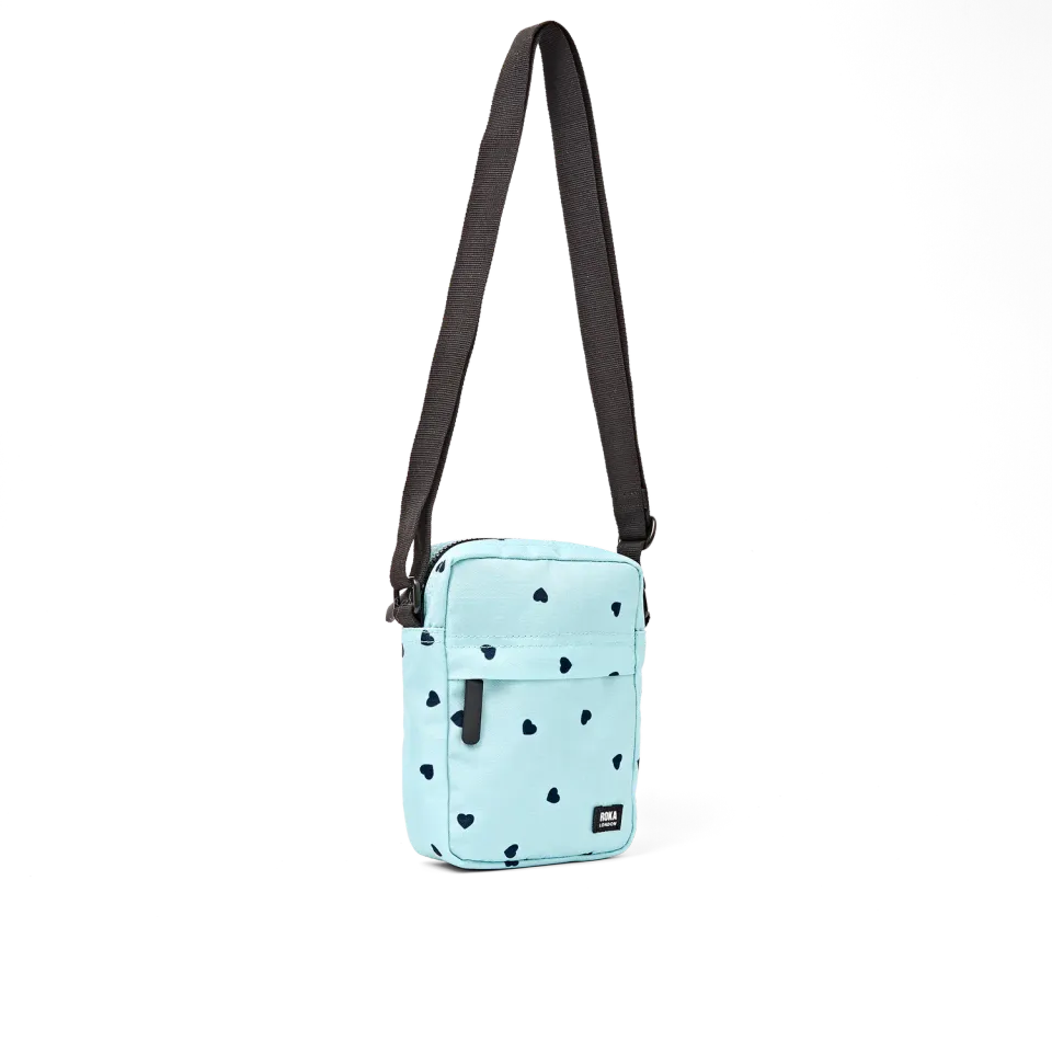 Roka London Bond Pocket crossbody taske Heart Print Small vandafvisende