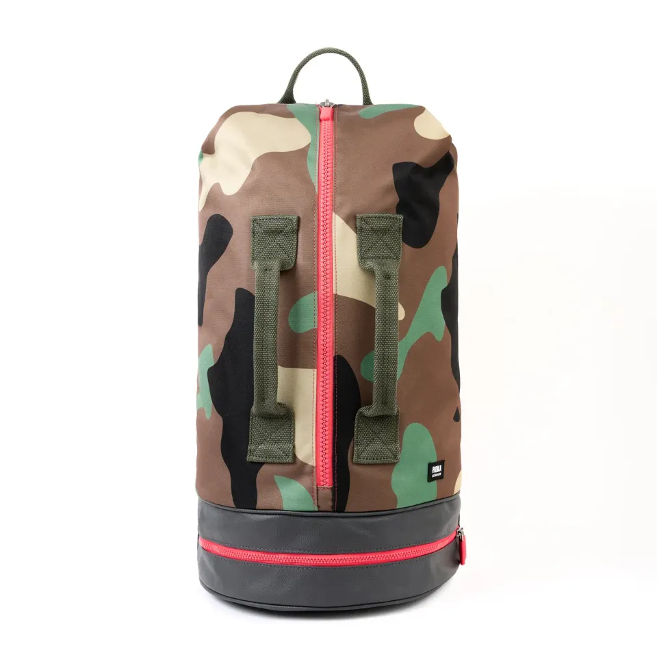 Roka London Heathrow duffelbag Vintage Camo Large 49,5 liter