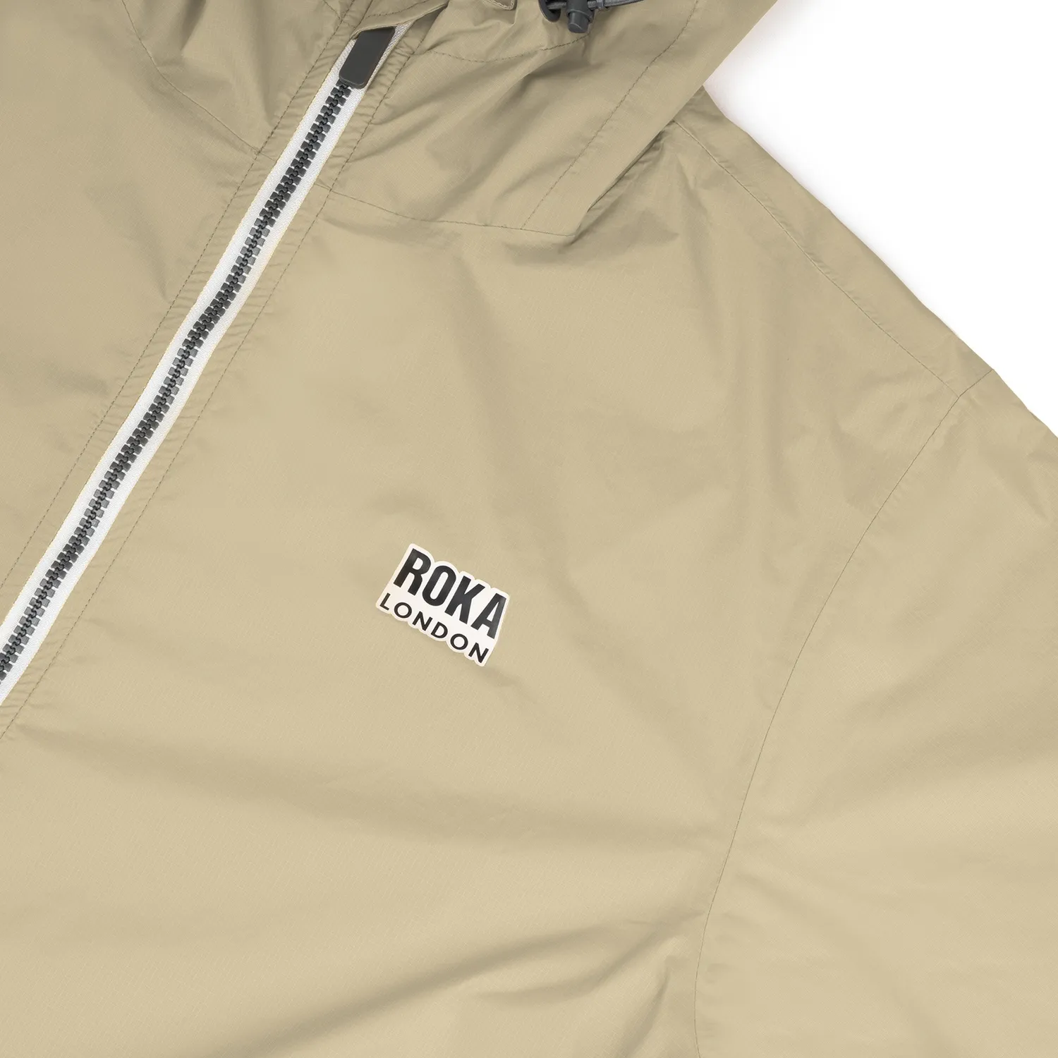 Roka London Holborn regnjakke taupe