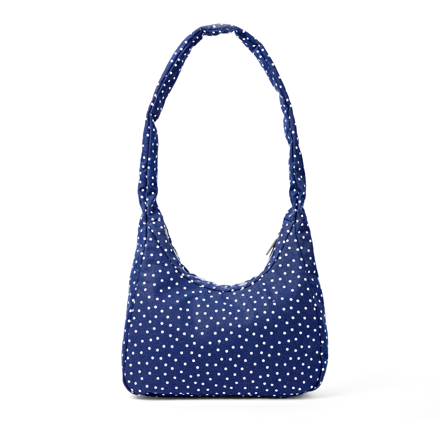 Roka London Belsize skuldertaske Navy Polka medium