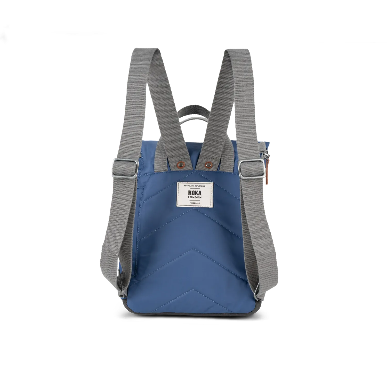 Roka London Canfield Roll Top rygsæk Burnt Blue Small vandafvisende