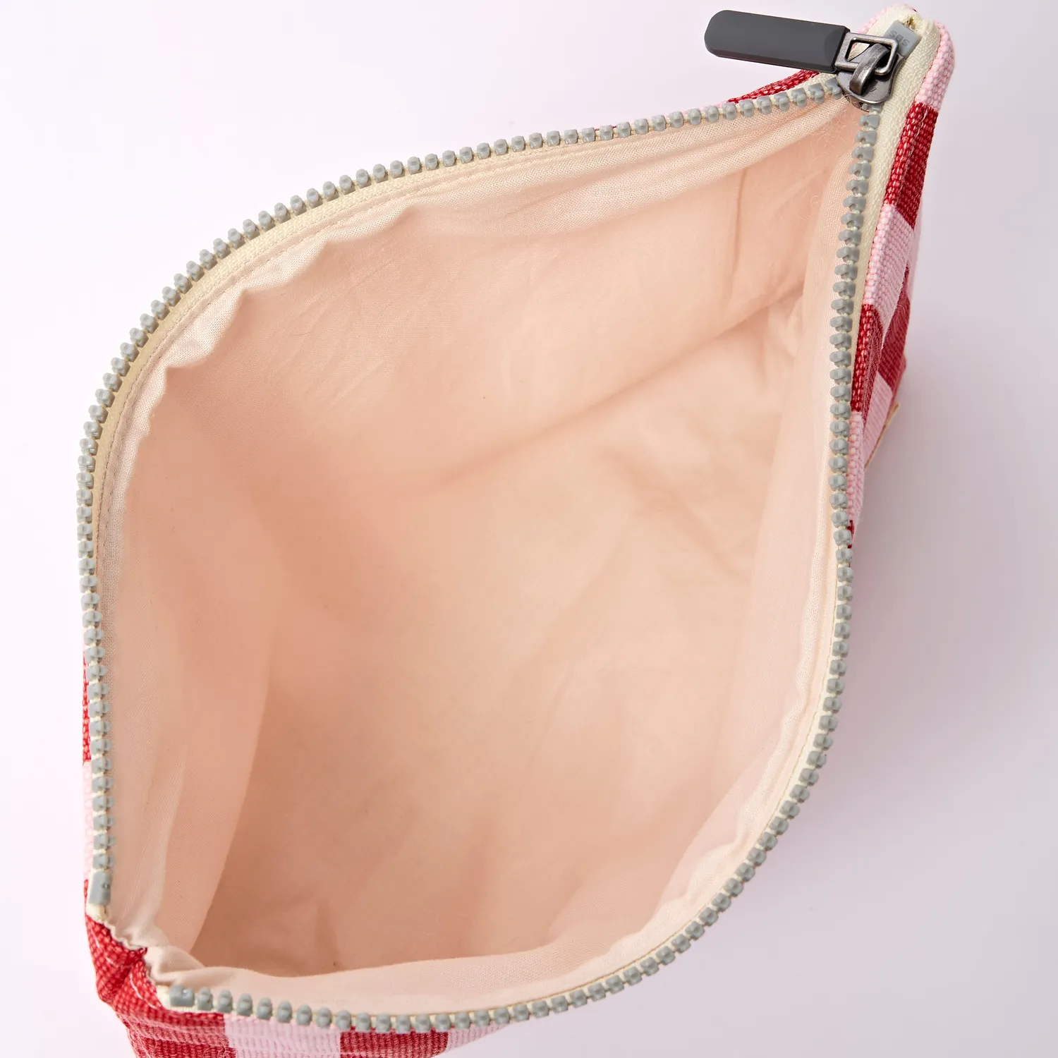 Roka London Maida Vale pung Strawberry Stripe bomuldslærred