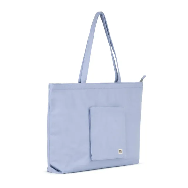Roka London Portobello Large totebag periwinkle med laptoprum