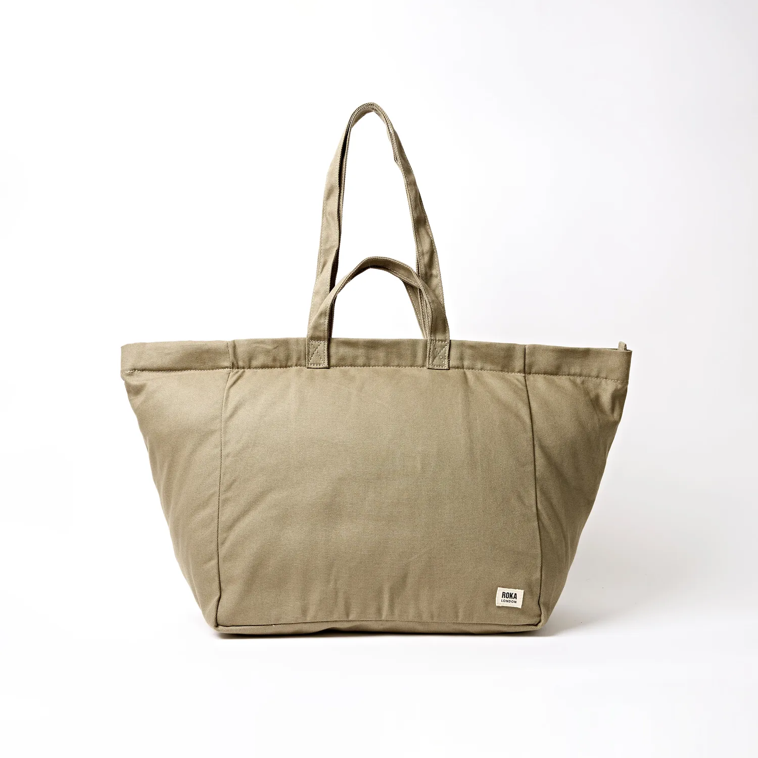 Roka London Marylebone Tote shopper Taupe Large 43 liter