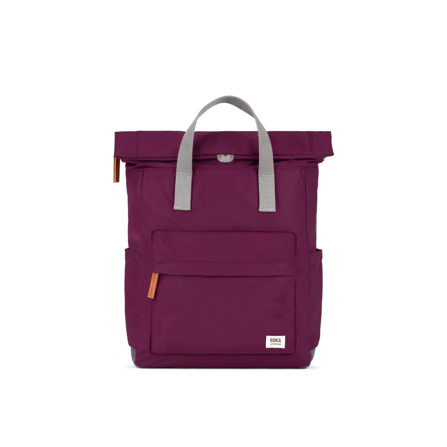 Roka London Canfield Roll Top rygsæk royal burgundy vandafvisende