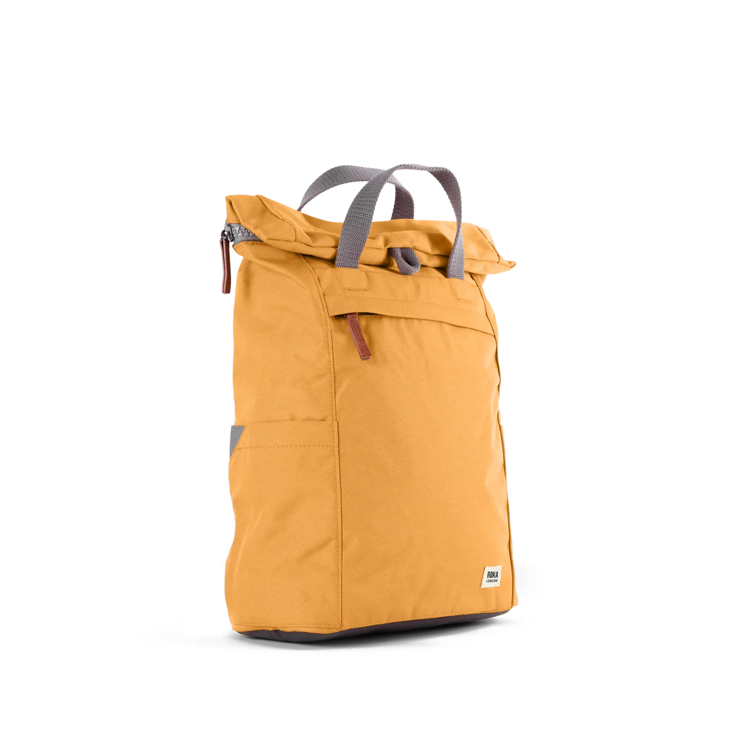 Roka London Finchley Flax rygsæk Medium roll-top laptoprum