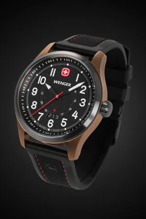 Wenger Terragraph herreur bronze sort silikonerem