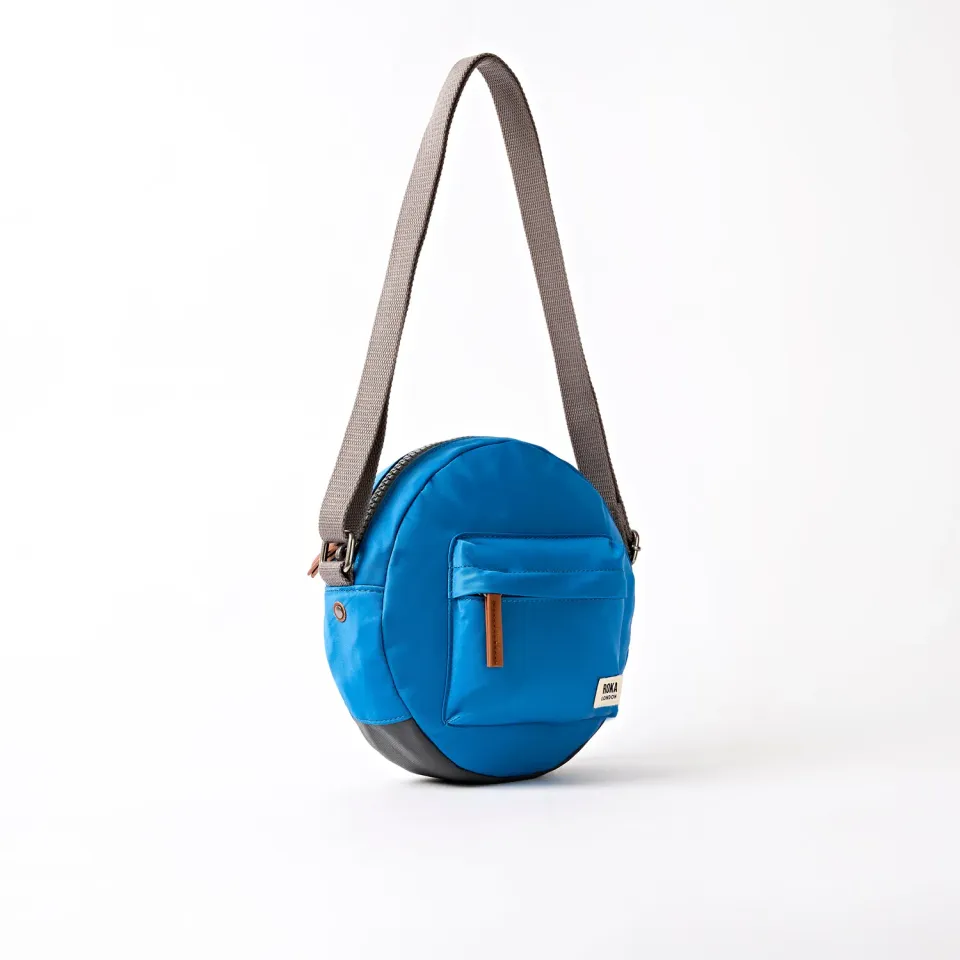 Roka London Paddington Malibu Blue crossbody small 4 liter nylon
