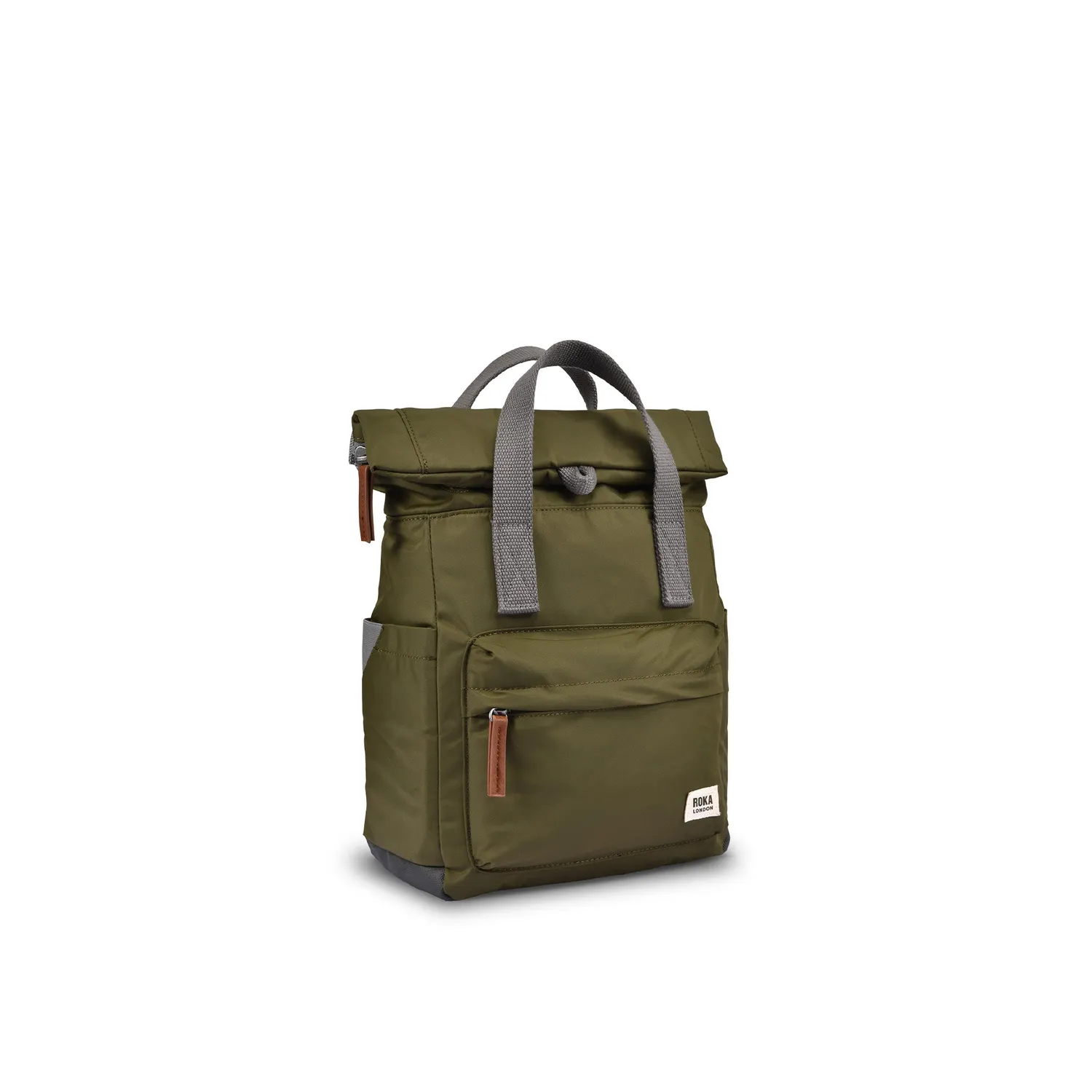 Roka London Canfield Roll Top rygsæk Military Medium 16,4 liter
