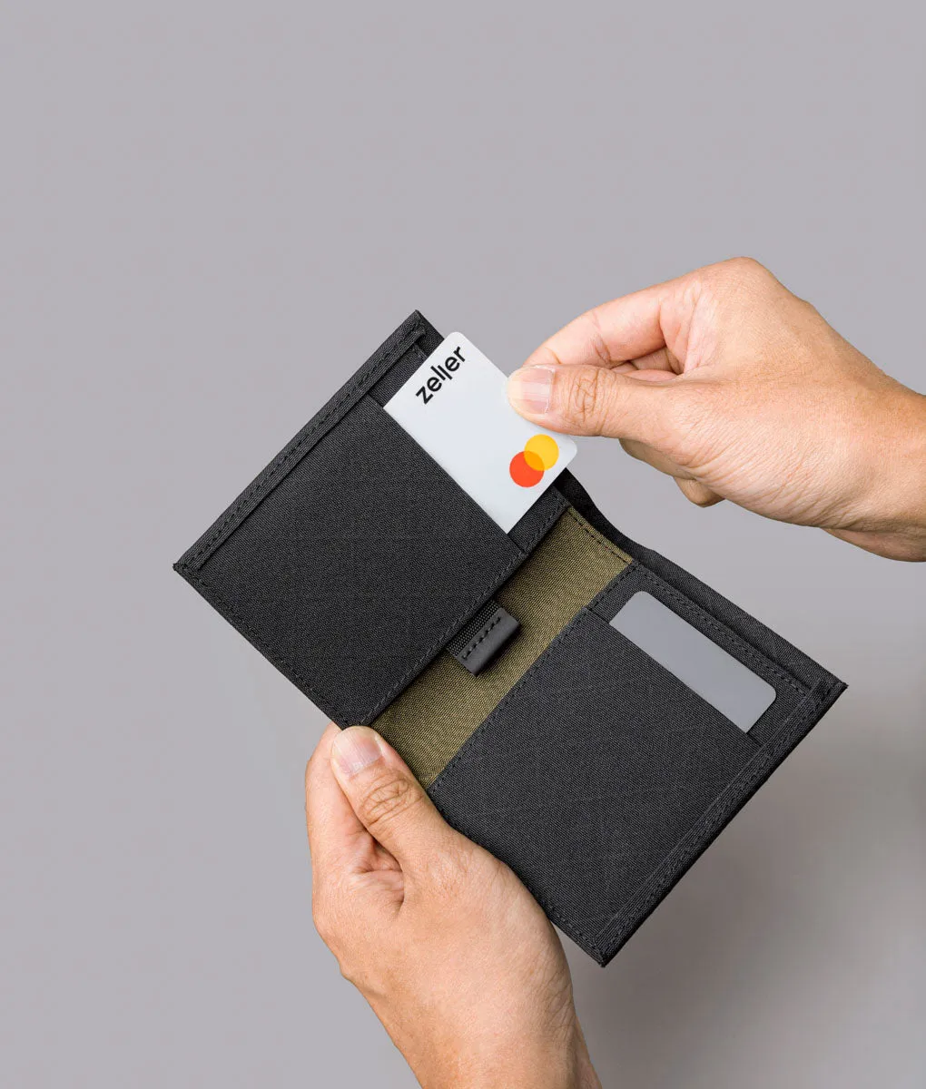 Alpaka ARK Bifold pung sort Axogrid vejrbestandig