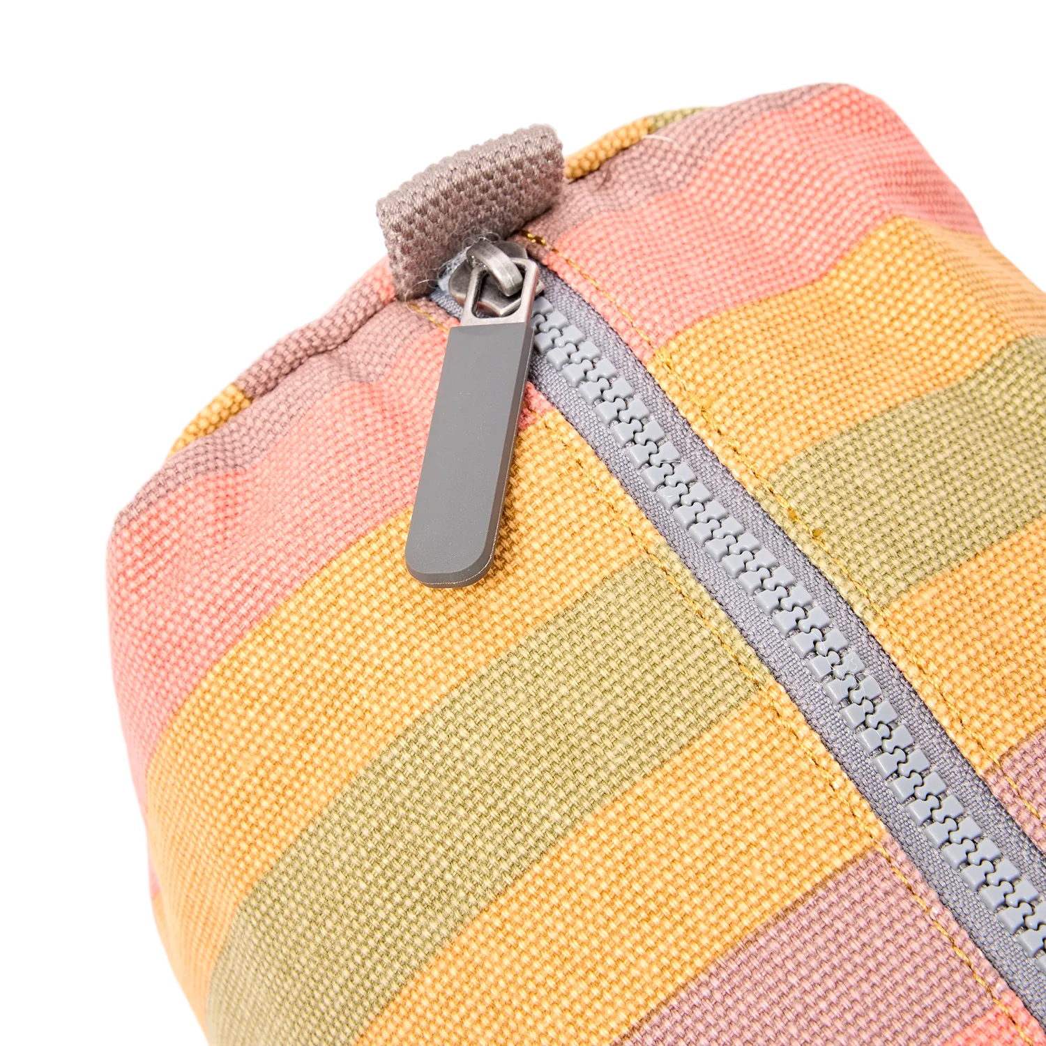 Roka London Maygrove toilettaske Small faded stripe bomuld