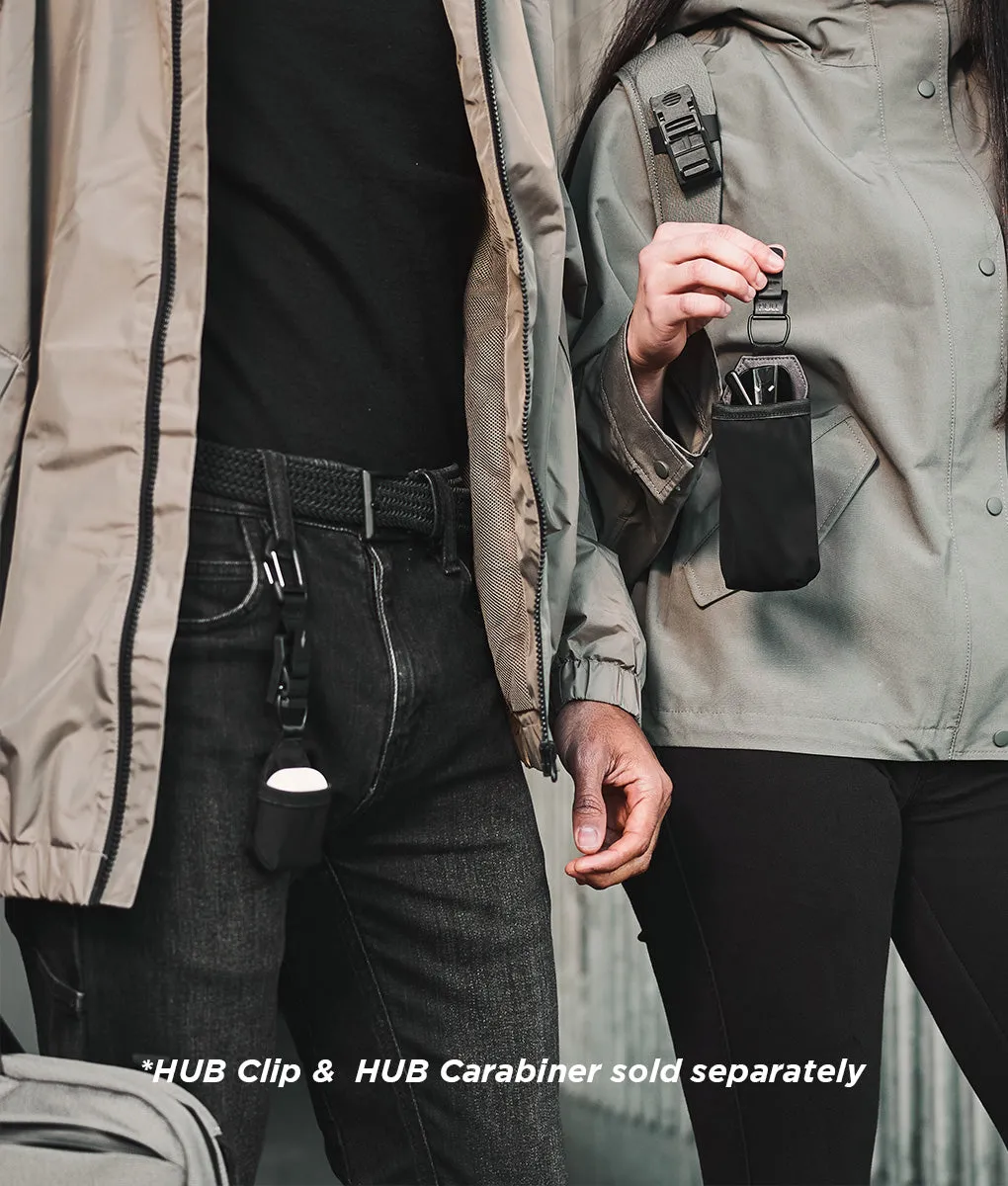 Alpaka HUB Sunglasses Pouch brilleetui sort blødt
