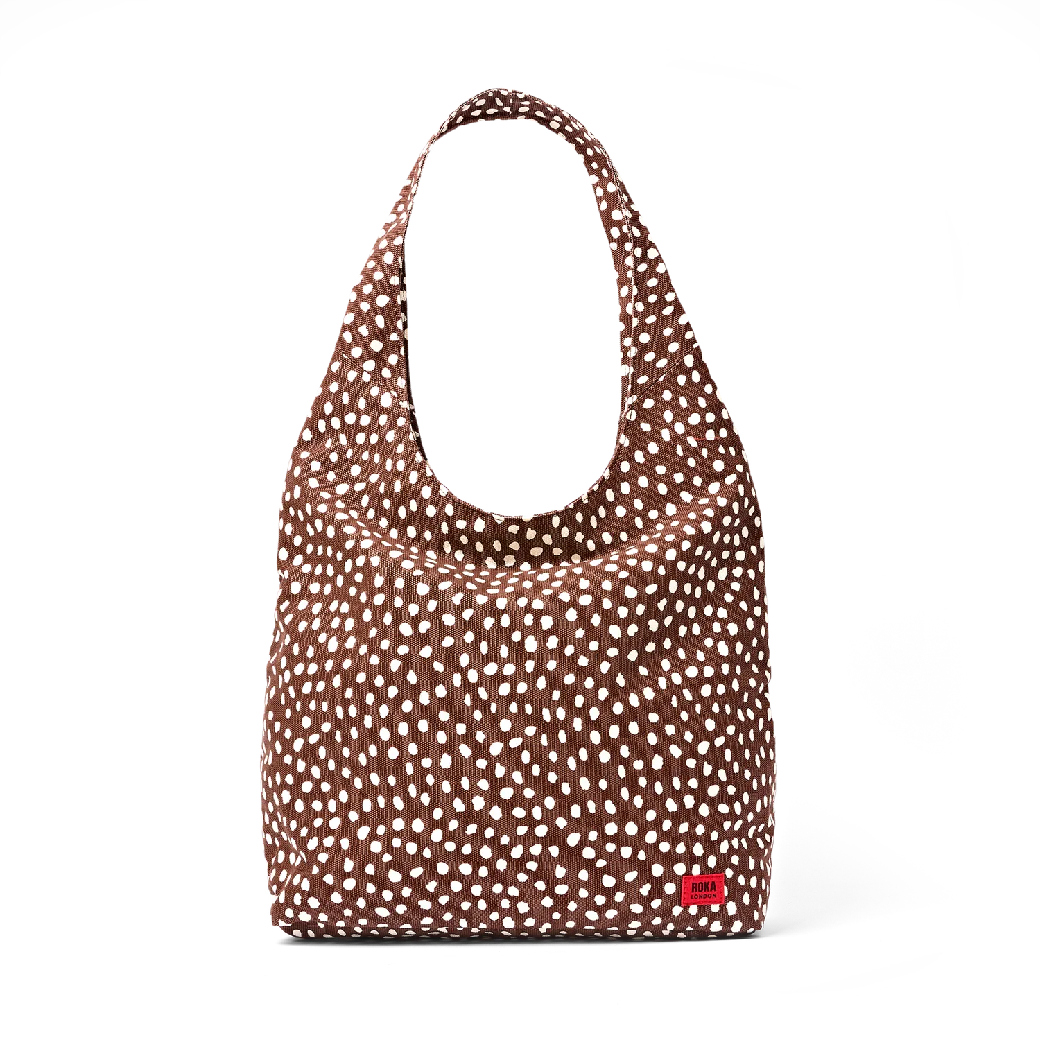 Roka London Hoxton skuldertaske Large brun 15,3 liter